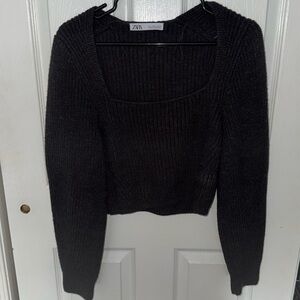 Zara Cropped Sweater